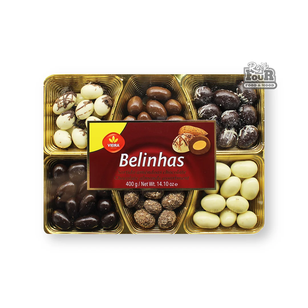 Assorted almonds covered with chocolate "Vieira Belinhas" 400g